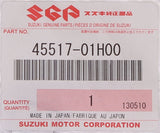 Genuine Suzuki Seat Cushion Tap Part Number - 45517-01H00