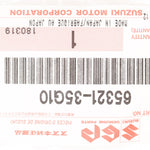 Genuine Suzuki Inner Spoke Part Number - 65321-35G10