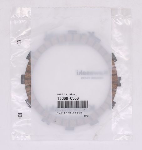 Genuine Kawasaki Friction Plate Part Number - 13088-0586