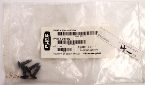 Genuine Polaris Self-Tapping Screw Part Number - 0450040