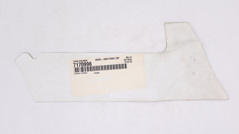 Polaris Side Panel Decal PN 7170996
