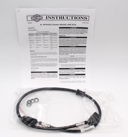 Genuine Harley-Davidson Non ABS Brake Line Kit Part Number - 41800670