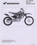 Honda 13' CRF80F Set- Up Manual Part Number - 14224