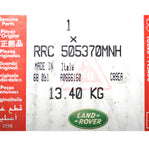 Genuine Land Rover Alloy Wheel Part Number - RRC505370MNH