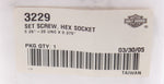 Genuine Harley-Davidson Set Screw, Hex Socket Part Number - 3229