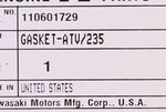 Kawasaki KA GASKET,GENERATOR COV PN 11060-1729