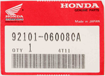Genuine Honda Hex Bolt Part Number - 92101-060080A