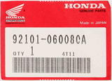 Genuine Honda Hex Bolt Part Number - 92101-060080A