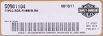 Genuine Harley-Davidson Right Rubber Foot Peg Part Number - 50501104