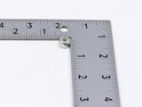 Hex Lock Nut (Silver W/ White) Part Number - 7626W For Harley-Davidson