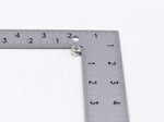 Hex Lock Nut (Silver W/ White) Part Number - 7626W For Harley-Davidson