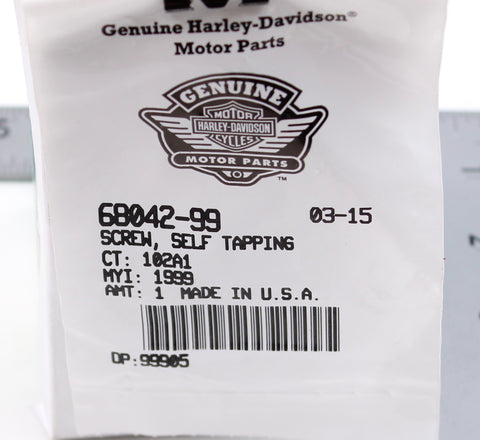 Harley-Davidson Self Tapping Screw Part Number - 68042-99