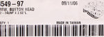 Genuine Harley-Davidson Chrome Screw Part Number - 94549-97