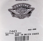 Genuine Harley-Davidson Machine Screw (Pack of 2) Part Number - 2443