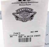 Genuine Harley-Davidson Machine Screw (Pack of 2) Part Number - 2443