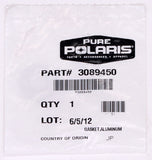 Genuine Polaris Aluminum Gasket Part Number - 3089450