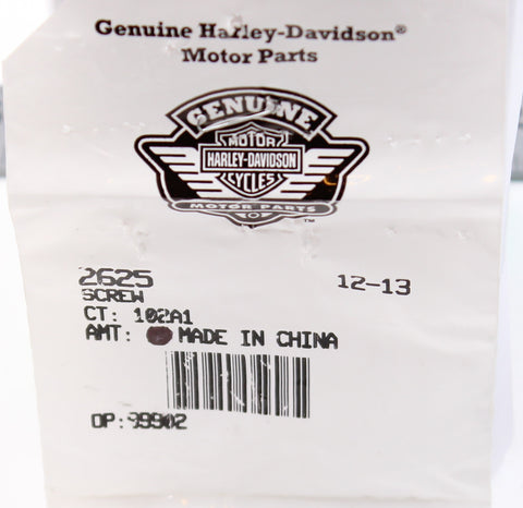 Genuine Harley-Davidson Screw Part Number - 2625