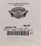 Genuine Harley-Davidson Nameplate, Oil Pump Cover Part Number - 66404-93