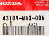 Genuine Honda Dust Seal Part Number - 43109-MA3-006