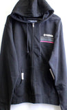 Yamaha HOODIE-FULL ZIP  PN CRW-17FZC-BK-LG