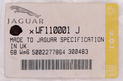 Genuine Jaguar Washer Part Number - WF110001J