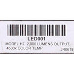 LED Lamp H7 Lumens Output  S93457