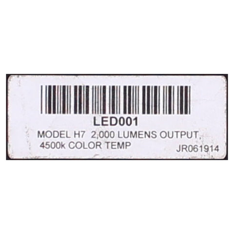 LED Lamp H7 Lumens Output  S93457