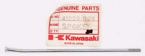 NOS OEM Kawasaki 1986-87 KX80 Rear Wheel Right Inner Spoke (Qty 9) 41029-1138
