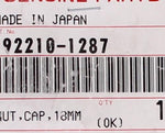 Genuine Kawasaki Cap Nut 18MM Part Number - 92210-1287