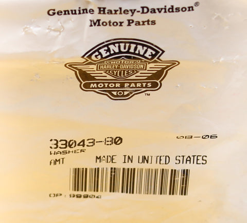 Genuine Harley-Davidson Washer Part Number - 33043-80 (Pack of 2)