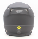 Fly Racing Toxin Matte Black Helmet Size X-Small Part Number - 73-8525XS