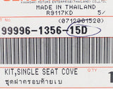 Genuine Kawasaki Single Seat Cover Part Number - 99996-1356-15D