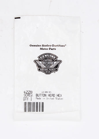 Harley-Davidson SCREW, BUTTON HEAD HEX Part Number - 4228