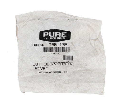 Genuine Polaris Rivet Part Number - 7661136