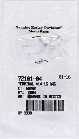 Genuine Harley-Davidson Terminal Part Number - 72101-04