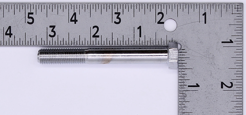 Hex Screw 3/8-24 x 3 (Chrome) Part Number - 94262-91T For Harley-Davidson