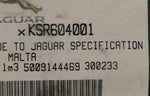 Genuine Jaguar O-Ring Part Number - KSR604001