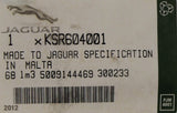 Genuine Jaguar O-Ring Part Number - KSR604001