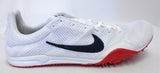 Nike Zoom Shift FB Red and White Track and Field Cleats - Size 12