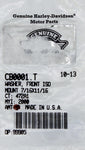 Genuine Harley-Davidson Front Washer   Part Number - CB0001.T