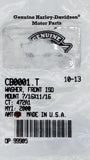 Genuine Harley-Davidson Front Washer   Part Number - CB0001.T