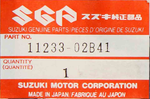 Genuine Suzuki Cylinder Cover Gasket Part Number - 11233-02B41