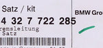 Genuine BMW Repair Kit for Front Brake Lines Part Number - 34327722285