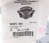 Harley-Davidson Screw,Btn-Hd,Chrome Part Number - 94421-95T