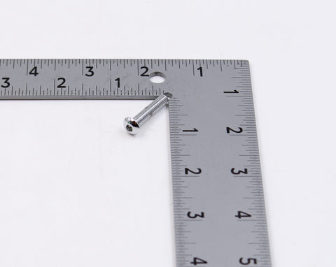 Button Head Screw (Chrome) Part Number - 94384-92T For Harley-Davidson