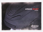 Icon Black Airmada Chantilly Helmet - Size 3XL Part Number - 1017073