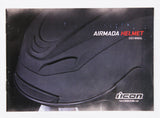 Icon Black Airmada Chantilly Helmet - Size 3XL Part Number - 1017073