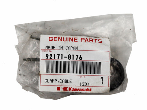 Genuine Kawasaki Cable Clamp Part Number - 92171-0176