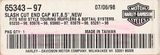 Genuine Harley-Davidson Slash Cut End Cap Kit PN 65343-97