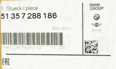 BMW Group Fixed Side Window, Right Part Number - 51357288186